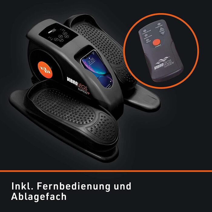 Електричний еліптичний тренажер Vibro Legs для дому - кардіо тренажер для ніг, підтримка циркуляції крові та фітнесу