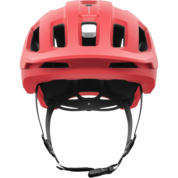 Велошолом POC Axion Race MIPS для трейлу, з технологією MIPS Integra, регульований, розмір L (59-62 см), колір кораловий/чорний матовий