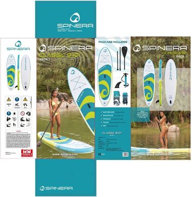 Надувна SUP-дошка Spinera Classic 9.10 300x76x15 см комплект