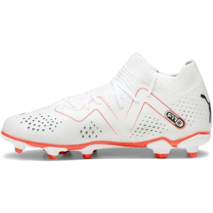 Дитячі футбольні бутси PUMA Future Match FG/AG Jr – біло-чорний, 28 EU