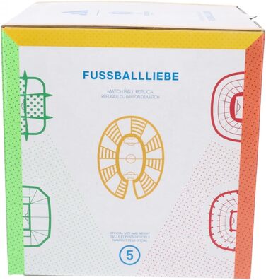 Футбольний м'яч adidas Fussballliebe League EM 2024 для тренувань