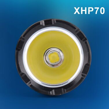 LED-ліхтар для дайвінгу WholeFire XHP70, 10000 люменів, IPX8, 50м, водонепроникний, з акумулятором та зарядним пристроєм