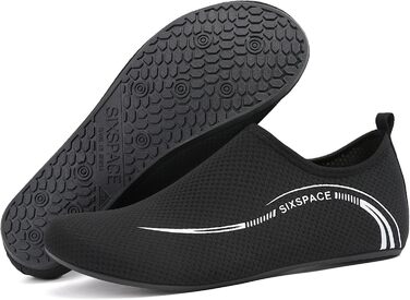 Шкарпетки для плавання та водних видів спорту Sixspace, чорні, розмір 34-47