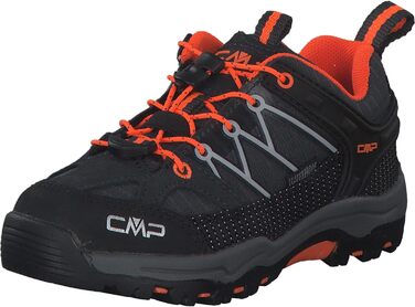 CMP Дитячі трекінгові черевики Rigel Low WP, 39 EU, Антрацит/Помаранчевий