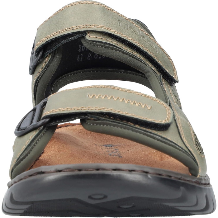 Чоловічі сандалі Rieker 22761 класичні, зелені, розмір 43 EU