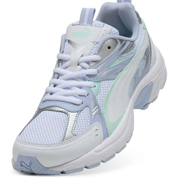 Чоловічі кросівки Puma Milenio Tech з технологією Cool Weather (41 EU, білий/блакитний)