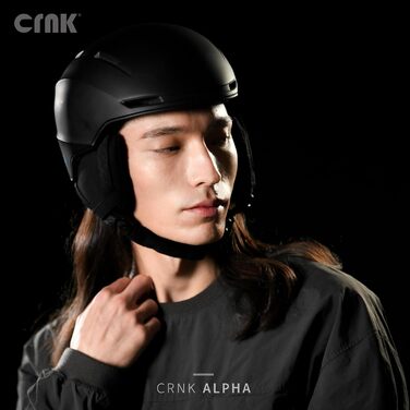 Гірськолижний шолом CRNK Skadi з Bluetooth, ANC, чорний, унісекс