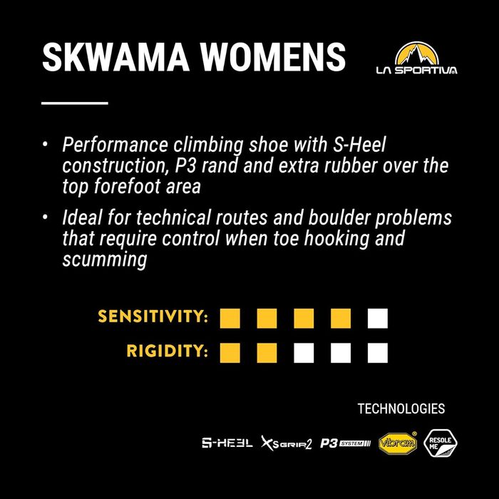 Чоловічі скелелазні туфлі La Sportiva Skwama (36 EU, зелено-блакитні)
