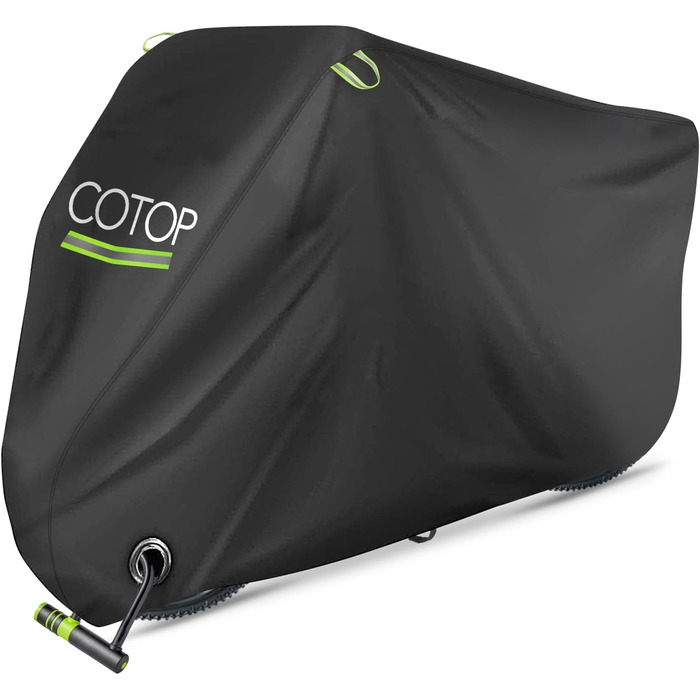 Водонепроникний чохол для велосипеда COTOP 210T Nylon, 200 x 80 x 110 cm, з захистом від крадіжок, для велосипедів, електровелосипедів та ролерів