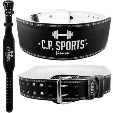Пояс для важкої атлетики C.P.Sports шкіряний, розмір XL/XXL, для бодібілдингу та тренувань, чоловічий та жіночий