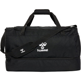 Спортивна сумка hummel Core 2.0 з відділенням для взуття, чорна, розмір M