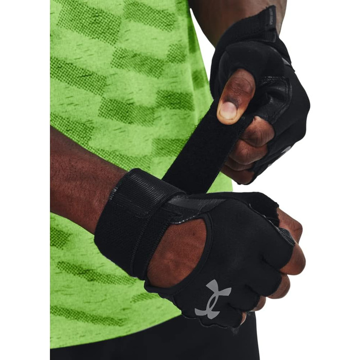 Рукавички для важкої атлетики Under Armour M's Weightlifting Gloves, чорні