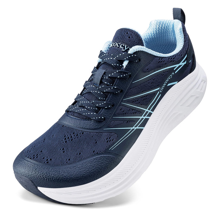 Чоловічі кросівки для бігу та ходьби Sportschuhe, широка носкова частина, дихаючі, протиковзкі, розмір 39-46 (42 EU, сині)