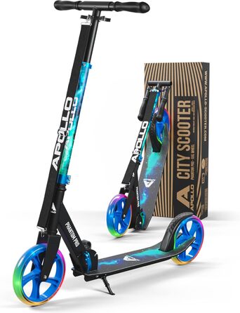 Міський самокат Apollo Phantom Pro з великими колесами XXL, складаний, регульований по висоті, для дорослих, дітей та підлітків