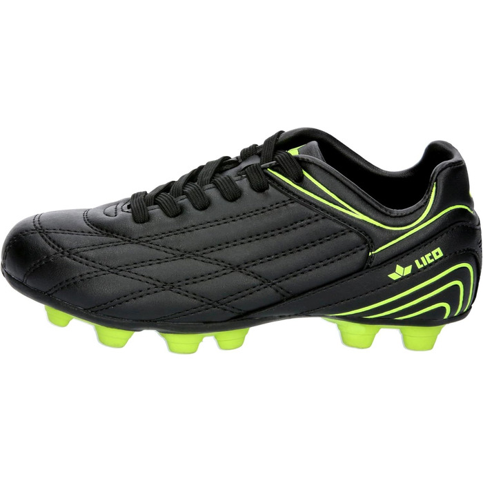 Дитячі футбольні бутси Lico Soccer Champ, 36 EU, чорний/лимонний