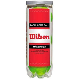 М'ячі для падел-тенісу Wilson Comp Ball, 1 шт. (упаковка 3 шт.)
