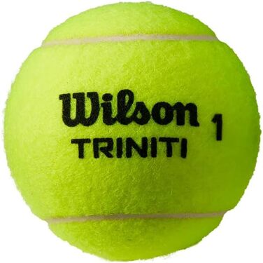 Тенісні м'ячі Wilson Triniti, 4 шт, жовті, екологічна упаковка