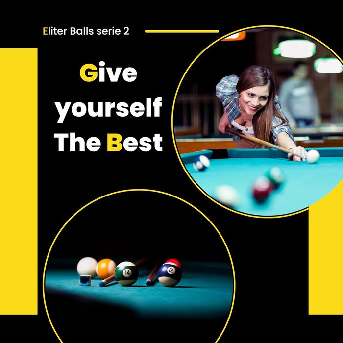 Комплект більярдних куль з чистого фенольного лаку - 16 офіційних куль розміром 57,2 мм для змагань та відпочинку