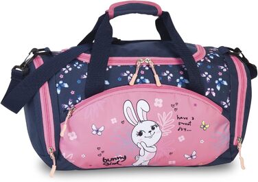 Спортивна сумка-рюкзак для дітей: рожева, фіолетова, блакитна (рожево-блакитна)