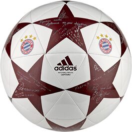 Футбольний м'яч adidas Finale 16 FC Bayern, білий/сірий, розмір 5