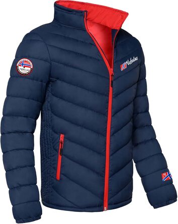 Чоловіча куртка Nebulus TANNO, тепла зимова та перехідна куртка, практична та універсальна, колір Navy