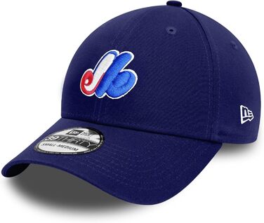 Кепка бейсболка New Era MLB 39Thirty, блакитна, логотип команди, унісекс (L-XL, Montreal Expos #31578)
