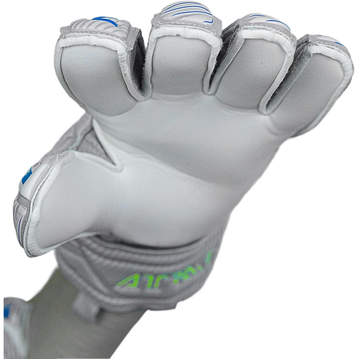 Рукавички воротарські Reusch Attrakt Grip Finger Support унісекс, розмір 10.5, для всіх поверхонь, сіро-жовті
