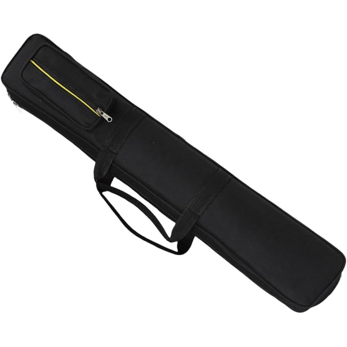 Чохол для кия Billard з 8 відділеннями, з ремінцем, ударостійкий, для кия з суглобом 1/2, чорний