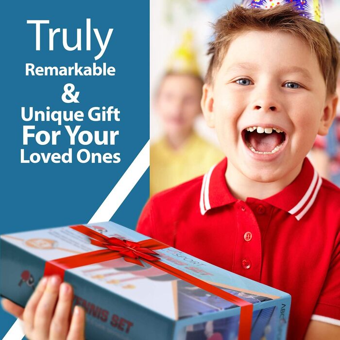 Набір для настільного тенісу Abco Tech: 4 ракетки з м'яким гумовим покриттям та 6 м'ячів, для професійних та аматорських ігор, 2-4 гравці