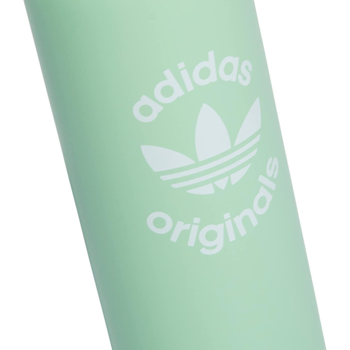 Термобутилка adidas Originals 600 мл, нержавіюча сталь, подвійні стінки, зберігає тепло і холод, м'ятно-зелена/біла
