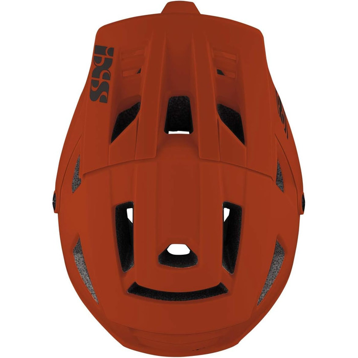 Велосипедний шолом IXS Trigger FF MIPS для ендуро, оливковий/помаранчевий, XS