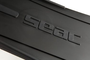 Ласти Seac Shout для підводного полювання та фрідайвінгу, унісекс, чорні, розмір 36/38