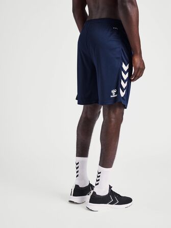 Чоловічі спортивні шорти Hummel Core Poly дихаючі, темно-сині, розмір 4XL