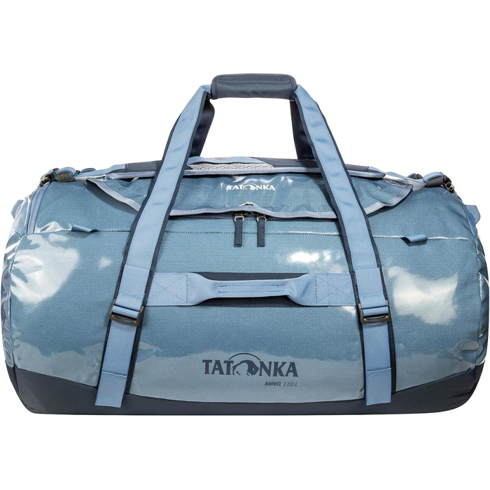 Водонепроникна туристична сумка-рюкзак Tatonka Barrel 110 літрів (Elemental Blue)