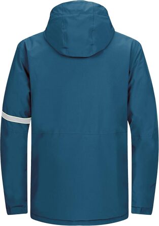 Чоловіча лижна куртка 33000ft: Водонепроникна, вітрозахисна, тепла, функціональна куртка для сноуборду та лиж. Softshell з капюшоном, колір: блакитний (S)