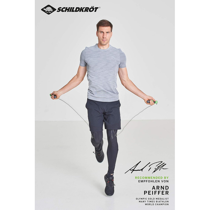 Стрибкове канат Schildkröt з лічильником, чорно-антрацитовий, в коробці чорного/зеленого кольору, 960023