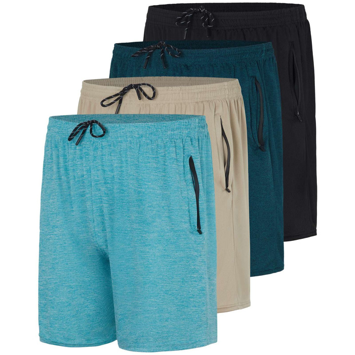 Шорти для тенісу Rea Essentias чоловічі, фітнес-шорти (3X, 17,8 см – комплект 9)