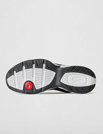 Чоловічі кросівки Nike Air Monarch IV для фітнесу та прогулянок, White Black Varsity Red, розмір 42 EU