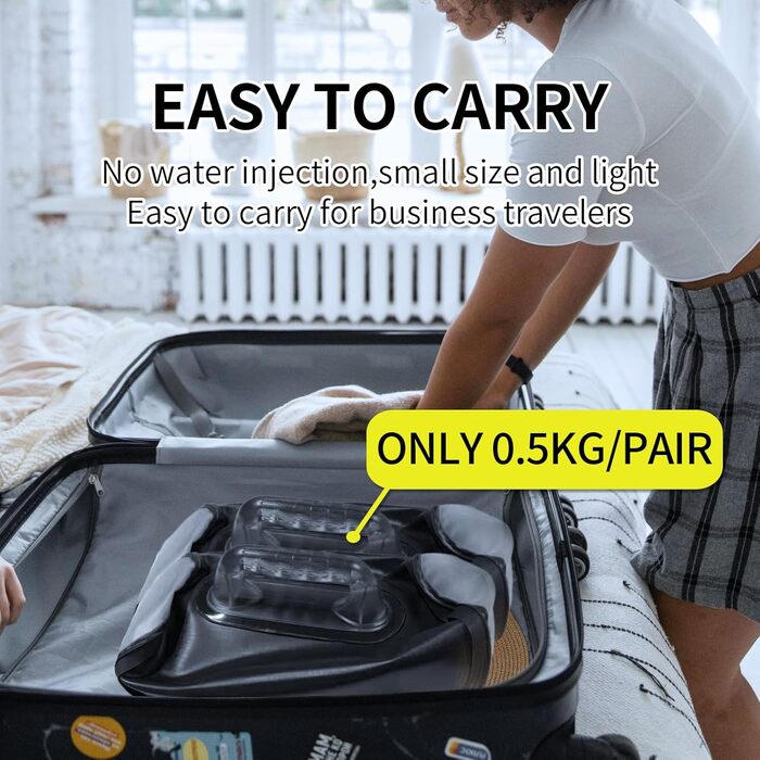 Гідравлічні гантелі Deiris, набір для заповнення водою, вага до 14 кг/пара, для силових тренувань та фітнесу (Чорний: пара 10 кг)