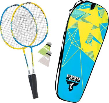 Набір для бадмінтону Talbot Torro® Junior 2-Attacker, блакитно-білий, універсальний розмір