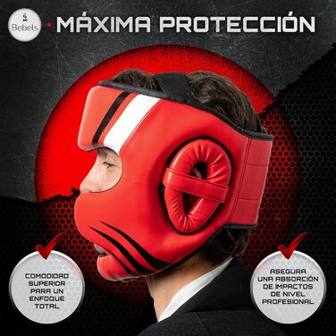 Боксерський шолом і боксерські бинти 4 м для чоловіків, дітей, MMA, кікбоксингу | Захисний шолом для боксу та тренувань