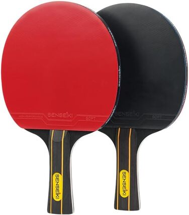 Набір для пінг-понгу: 2 ракетки преміум-класу, 3 тенісні м'ячі, мережа та кейс | Набір для настільного тенісу