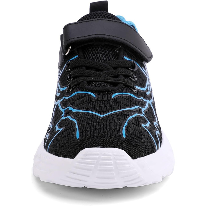 Дитячі кросівки для занять спортом: легкі, дихаючі, для хлопчиків та дівчаток, Mesh, Outdoor, Fitness, чорний, зелений, чорний/синій, 29 EU