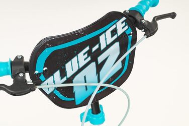 Дитячий велосипед Kinderfahrrad Blue Ice 16 дюймів зі стабілізаторами та пляшкою для води, 5-7 років