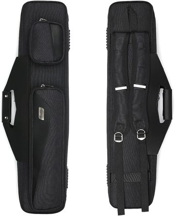 Чохол для 4 шатків для більярду з рюкком та ручкою, чорний