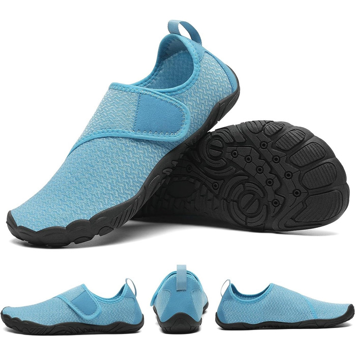 Шкарпетки-капці для плавання Mishansha: швидко сохнуть, неслизькі, для відпочинку на пляжі, розмір 36-46, блакитний