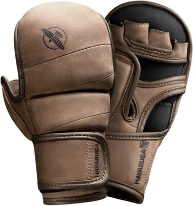 Гібридні шкіряні рукавички Hayabusa T3 LX 7oz для бойових мистецтв, розмір XL, коричневі