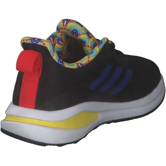 Кросівки Adidas Fortarun K для хлопчиків, розмір 38 2/3 EU, чорний/королівський синій/жовтий