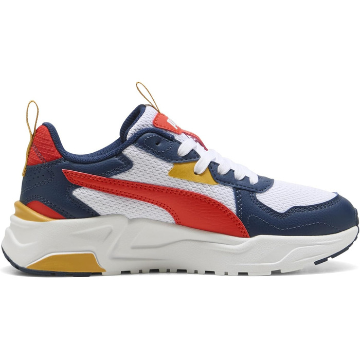 Дитячі кросівки PUMA Trinity Lite Jr - біло-червоно-сині (39 EU)