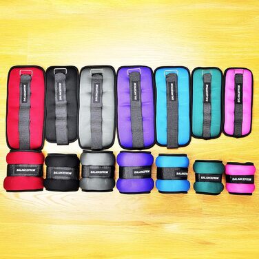 Набір манжетів BalanceFrom GoFit для ніг, рук, щиколоток та зап'ясть, регульовані, зелені